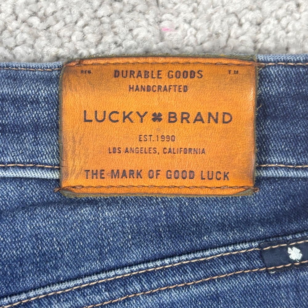 Lucky Brand Bridgette Skinny Jeans Womens 6/28 Dark Wash Candiani Denim Ankle - Picture 11 of 16